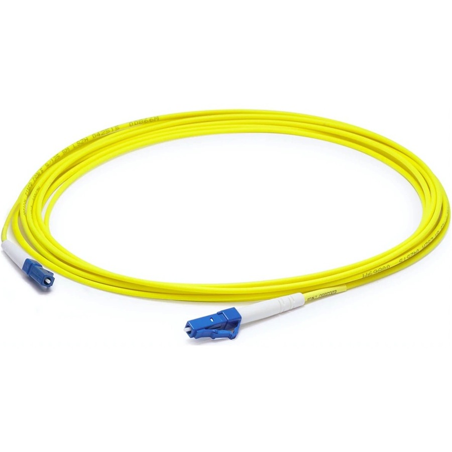 AddOn 94m LC to LC Yellow OS2 Simplex OFNR (Riser-Rated) SMF Fiber Patch Cable