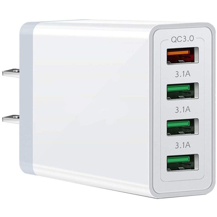 4XEM UC04 4-Port USB Charger Adapter