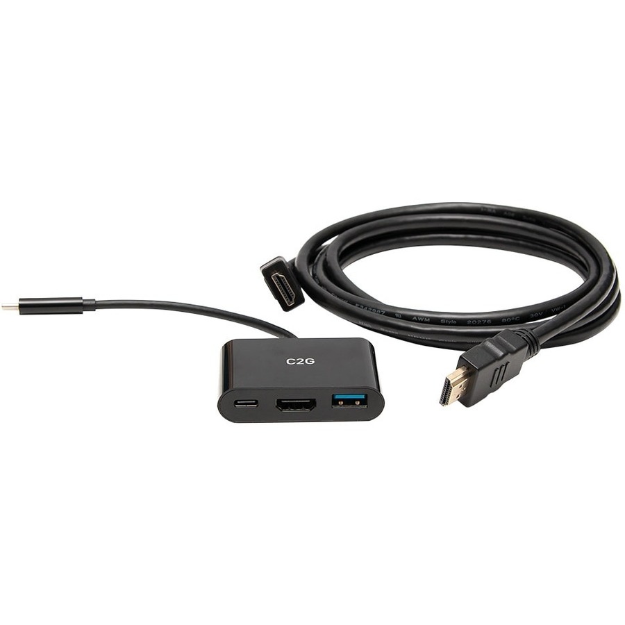 C2G USB C Mini Docking Station Kit for Chromebook - 6ft HDMI Cable Included
