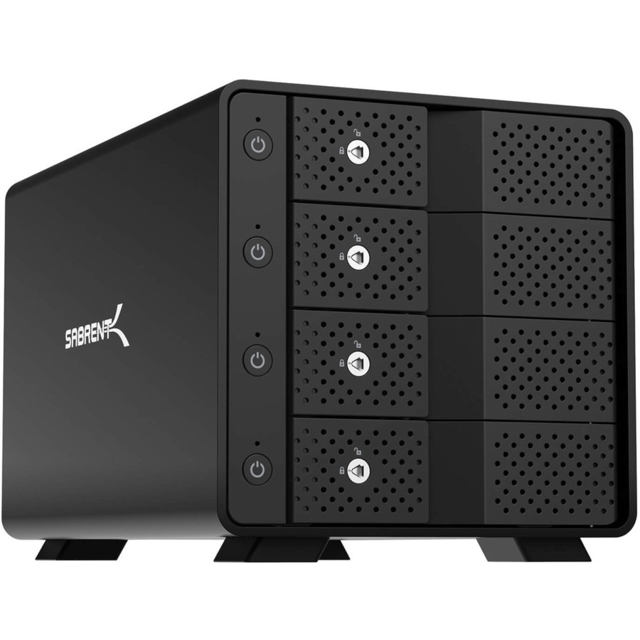 Sabrent DS-SC4B Drive Dock SATA/600 - USB 3.2 (Gen 2) Type C Host Interface External - Black