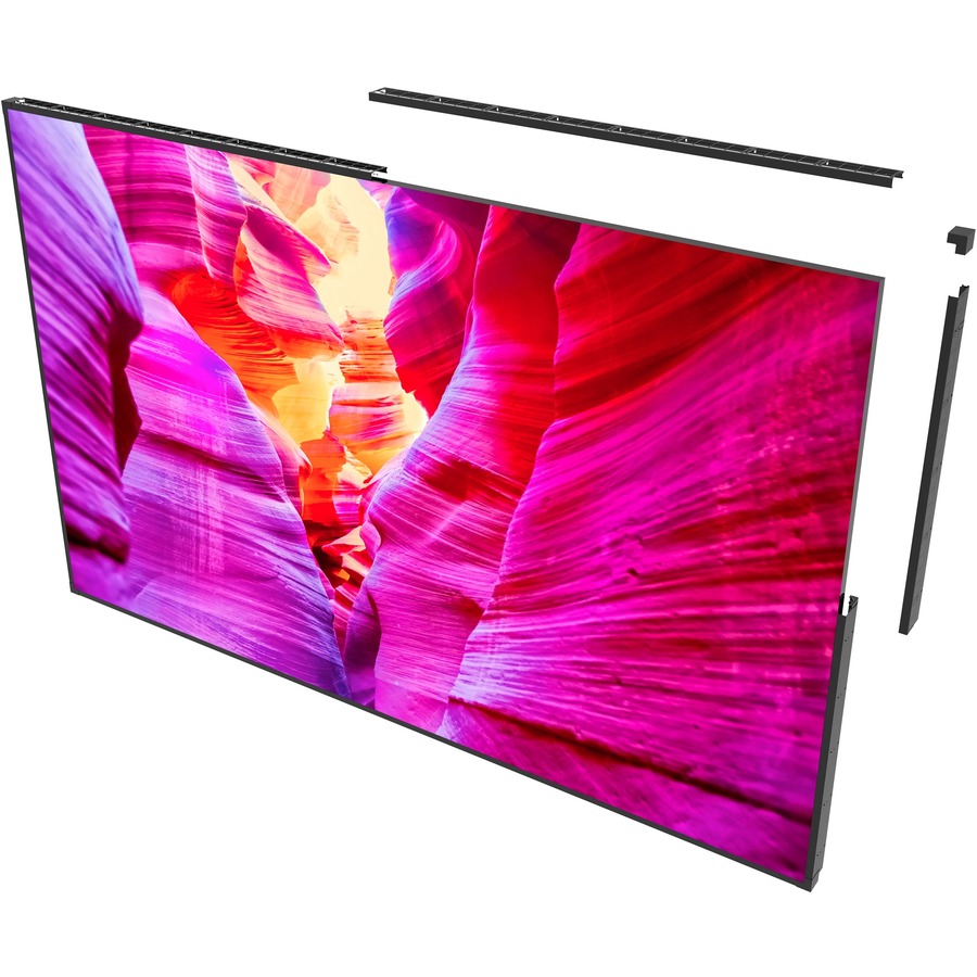 Peerless-AV® SEAMLESS DS-LEDTK-8VX5S Trim Kit for Video Wall, LED Display - Magic Black II