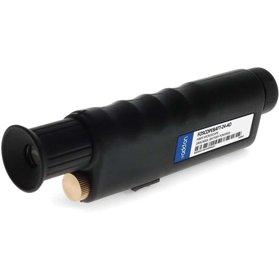 AddOn Battery-powered Optical Fiber Connector Microscope w/Amplification Rates of 200x/400x