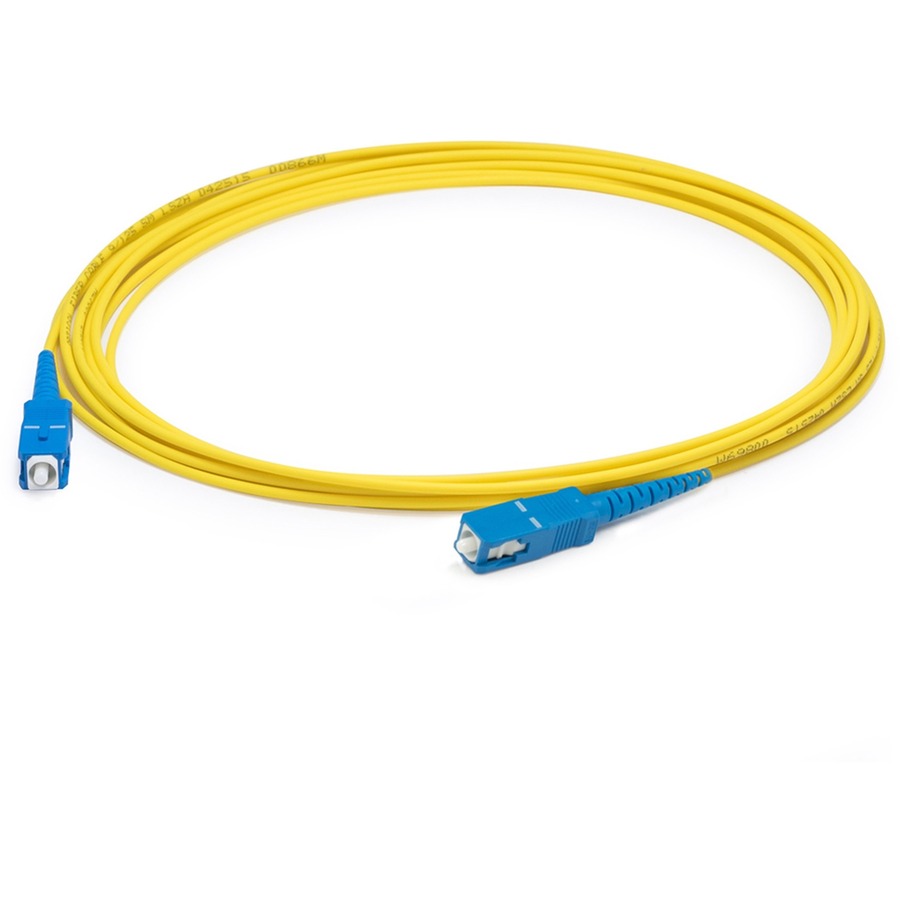 AddOn 33m SC to SC Yellow OS2 Simplex LSZH SMF Fiber Patch Cable