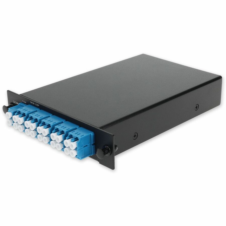 AddOn 8 Channel 1W LGX DWDM MUX and DEMUX (Duplex), ITU 100GHz, Channels 21-28, with Express Port, Monitor Port, and UPC/LC Connectors
