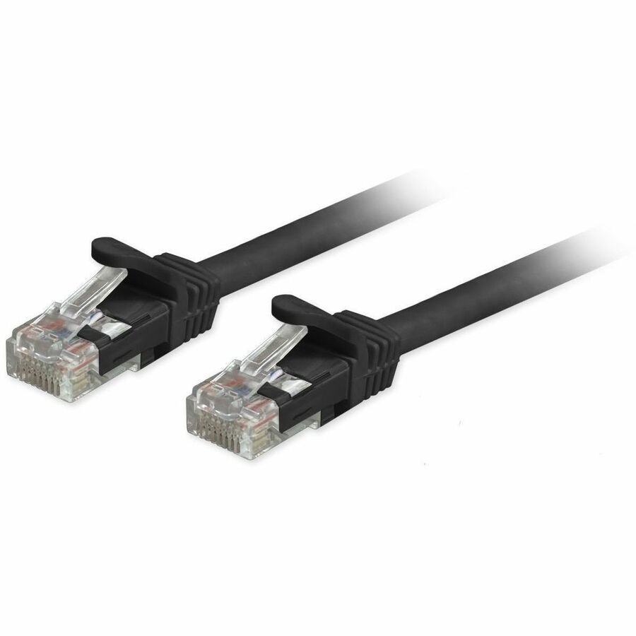 Comprehensive Cat6a Unshielded (UTP) Snagless Ethernet Patch Cable Black 50ft