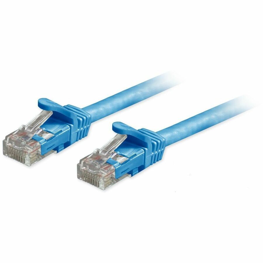 Comprehensive Cat6a Unshielded (UTP) Snagless Ethernet Patch Cable Blue 10ft