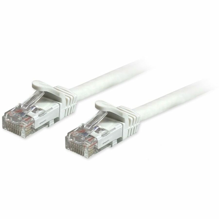Comprehensive Cat6a Unshielded (UTP) Snagless Ethernet Patch Cable White 15ft