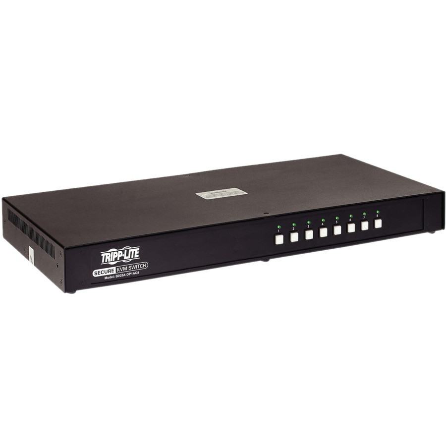 Tripp Lite by Eaton Secure KVM Switch 8-Port Single-Monitor DisplayPort 4K NIAP PP3.0 Audio CAC TAA