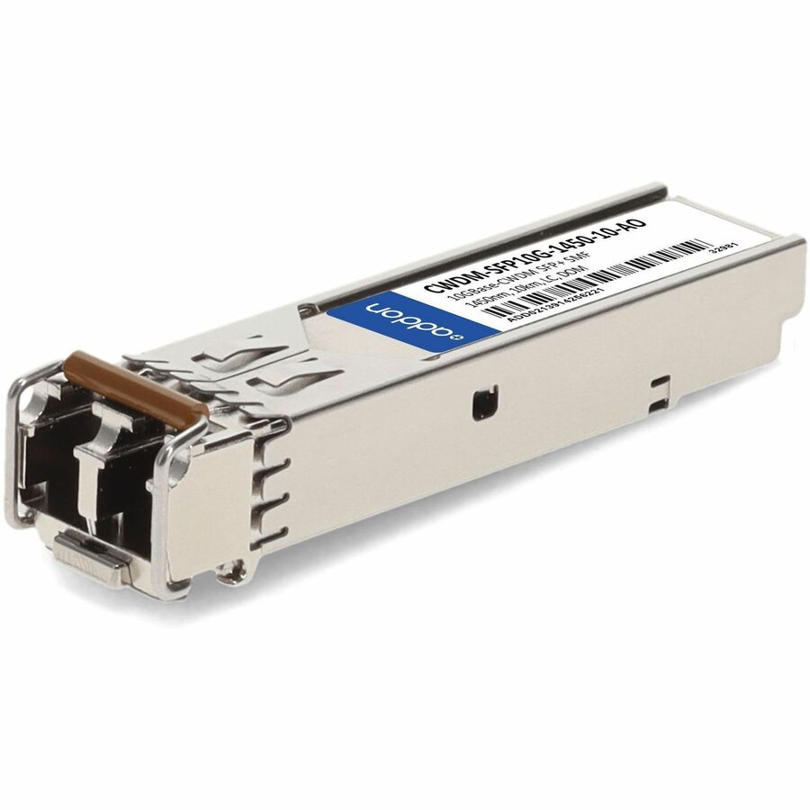 AddOn Cisco® CWDM-SFP10G-1450-10 Compatible TAA 10GBase-CWDM SFP+ Transceiver (SMF, 1450nm, 10km, LC, DOM)