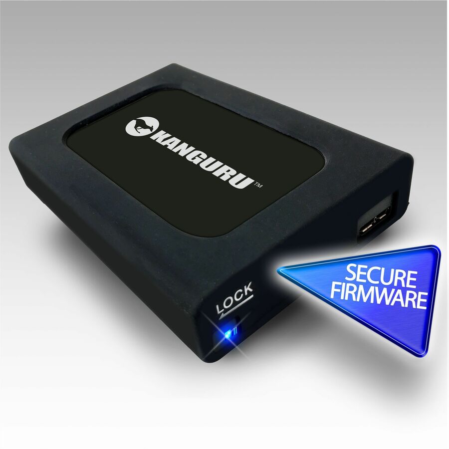 Kanguru UltraLock SuperSpeed USB 3.0 Solid State Drive with Physical Write Protect Switch, 8T