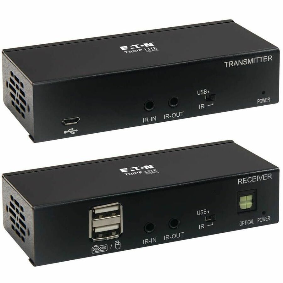 Tripp Lite by Eaton DisplayPort over Cat6 Extender Kit KVM Support USB 4K DP1.2a PoC HDCP 2.2 230 ft. (70 m) TAA