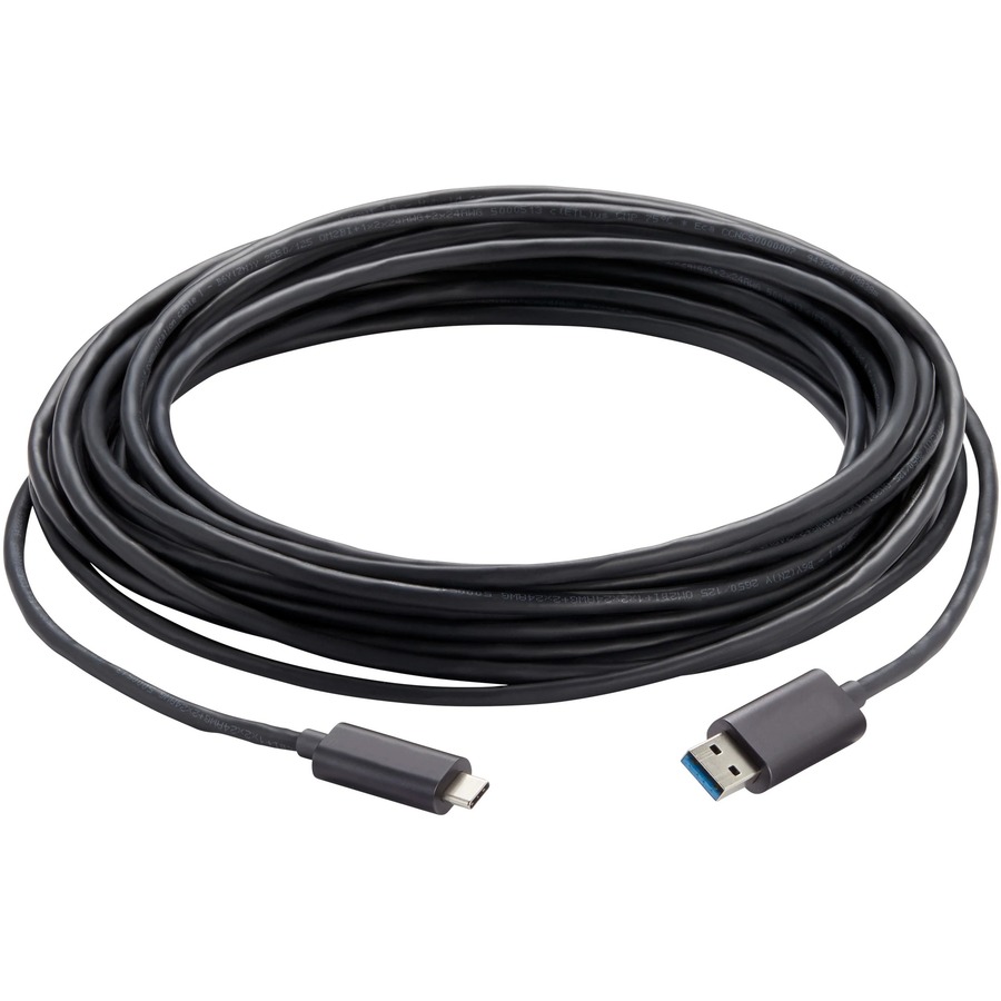 Vaddio 26 ft USB 3.2 Active Optical Cable - Type C to Type A - Black