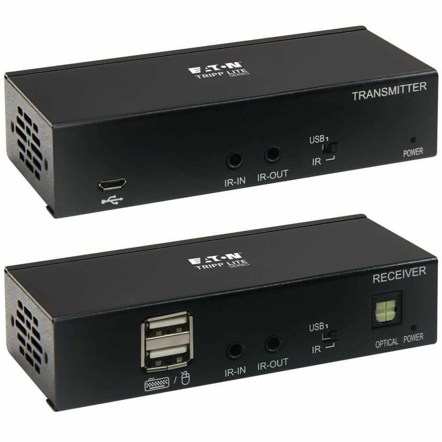 Tripp Lite KVM Extender - 2 Computer(s) - 230 ft (70104 mm) Range - 4K - 3840 x 2160 Maximum Video Resolution - 2 x Network (RJ-45) - 5 x USB - 2 x HDMI - 120 V AC, 240 V AC Input Voltage - Wall Mountable - TAA Compliant