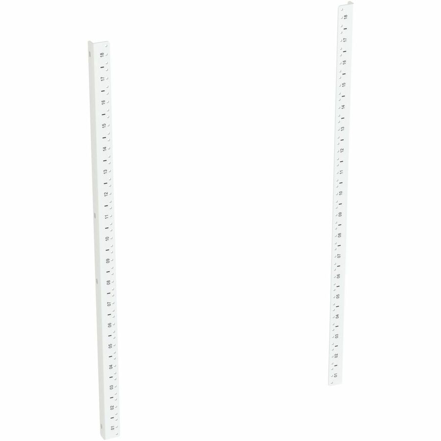 Panduit Wall Mount Cabinet, 18RU Rear Rail Kit, White