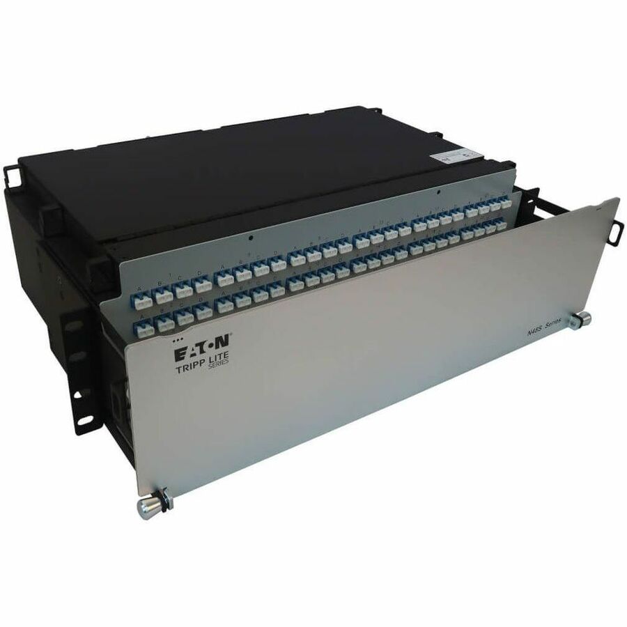 Eaton Tripp Lite Series Preloaded Fiber Patch Panel, 3U - 24x (12F MTP/MPO-APC to 4x LC Duplex F/F) 8F Trunk Cables, OS2 Singlemode, 10 m (32.8 ft.)