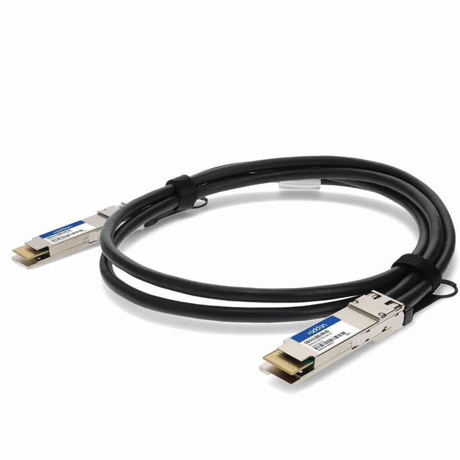 AddOn Arista Networks® CAB-D-D- 200G-2M Compatible TAA Compliant 200GBase-CU QSFP-DD to QSFP-DD NRZ Direct Attach Cable (Passive Twinax, 2m)
