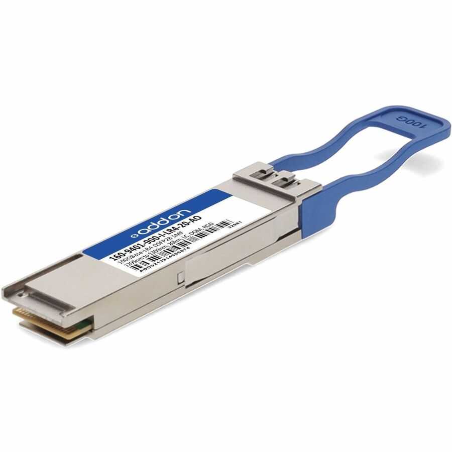 AddOn Ciena® 160-9401-900-I-LR4-20 Compatible TAA 100GBase-LR4 QSFP28 Transceiver (SMF, 1310nm, LC, 20km, DOM, -40 to 85C)