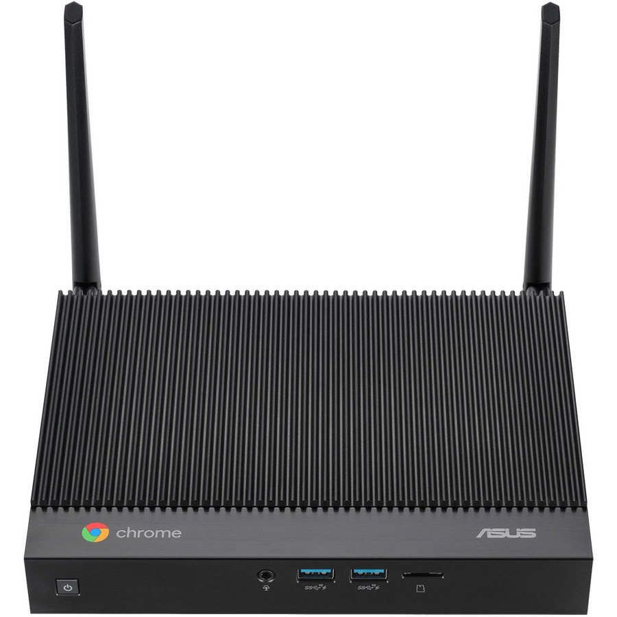 Asus Chromebox CHROMEBOX4-F3030U Desktop Computer - Intel Core i3 10th Gen i3-10110U - 8 GB - 128 GB SSD - Gun Metal