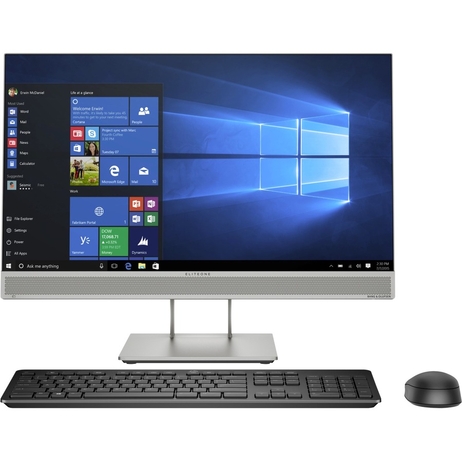 HP EliteOne 800 G5 All-in-One Computer - Intel Core i5 9th Gen i5-9500 - vPro Technology - 16 GB - 256 GB PCI Express NVMe SSD - 23.8" Full HD Touchscreen - Desktop