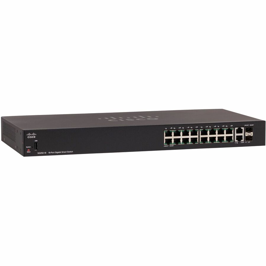 Cisco SG250-18 18-Port Gigabit Smart Switch