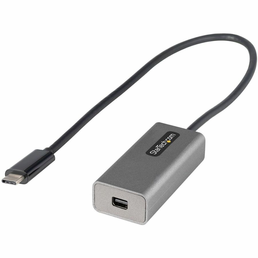 StarTech USB C to Mini DisplayPort Adapter, 4K 60Hz USB-C to mDP Adapter Dongle, USB Type-C to Mini DP Video Converter, w/ 12" Cable