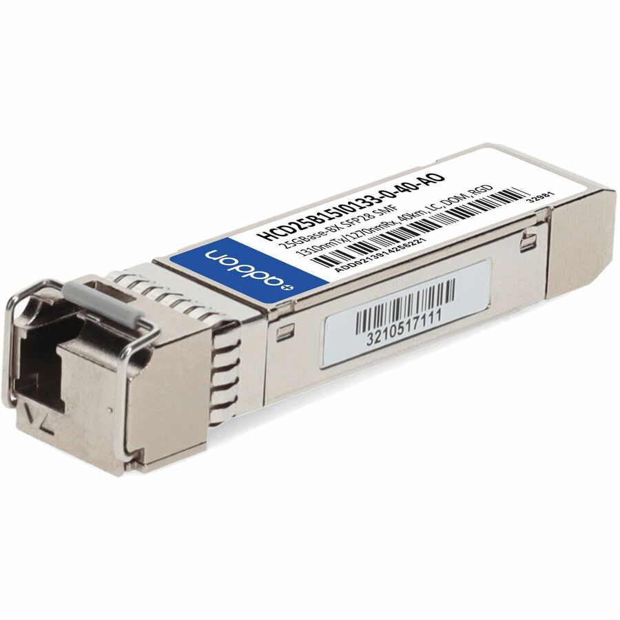 AddOn Fujitsu® HCD25B15I0133-0-40 Compatible TAA 25GBase-BX SFP28 Transceiver (SMF, 1310nmTx/1270nmRx, 40km, LC, DOM, -40 to 85C)