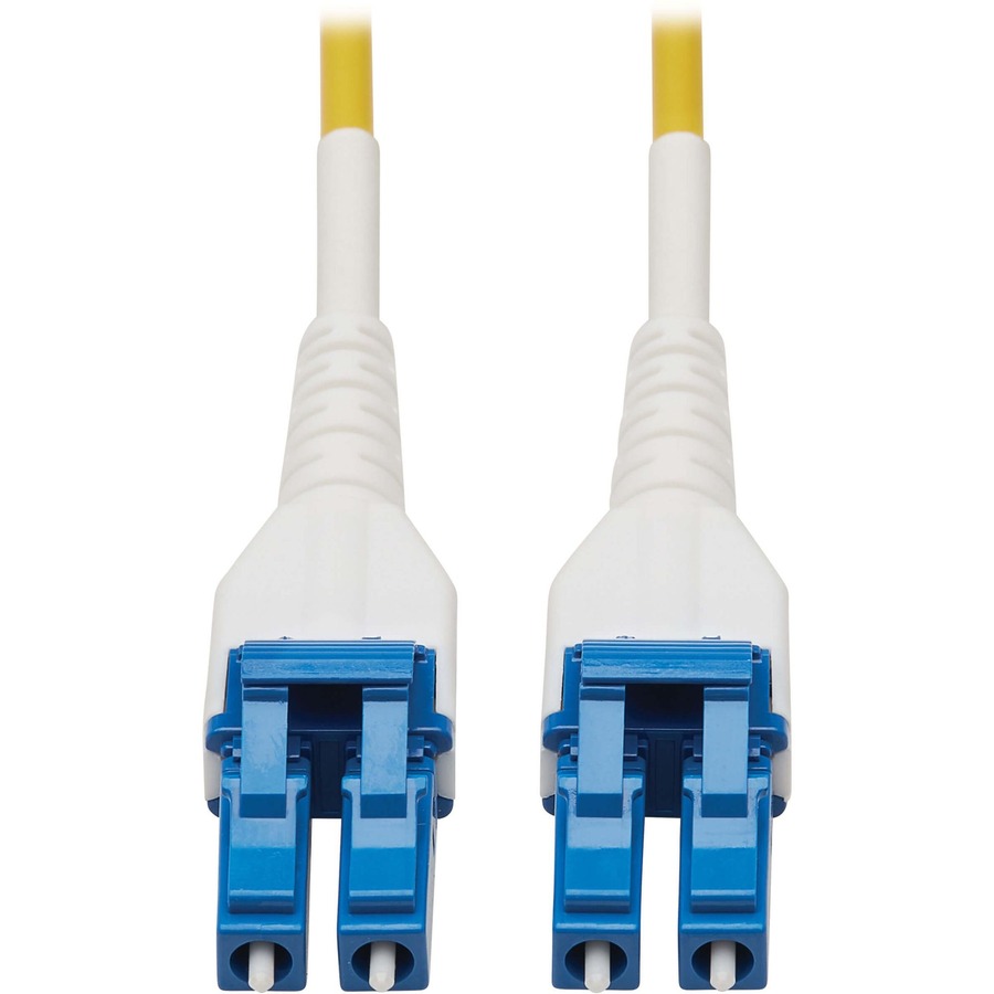 Tripp Lite by Eaton 100G Duplex Singlemode 9/125 OS2 Armored Fiber Optic Cable (LC/LC Duplex M/M) LSZH Yellow 100 m (328 ft.)