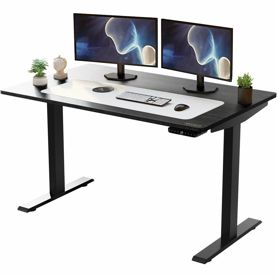 RISE UP electric standing desk height adjustable sit stand up computer –  UncagedErgonomics