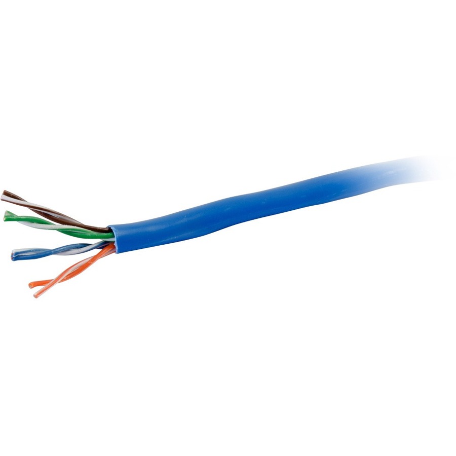C2G 1000ft Cat6 Bulk Ethernet Cable - Riser CMR-Rated, UTP - Blue
