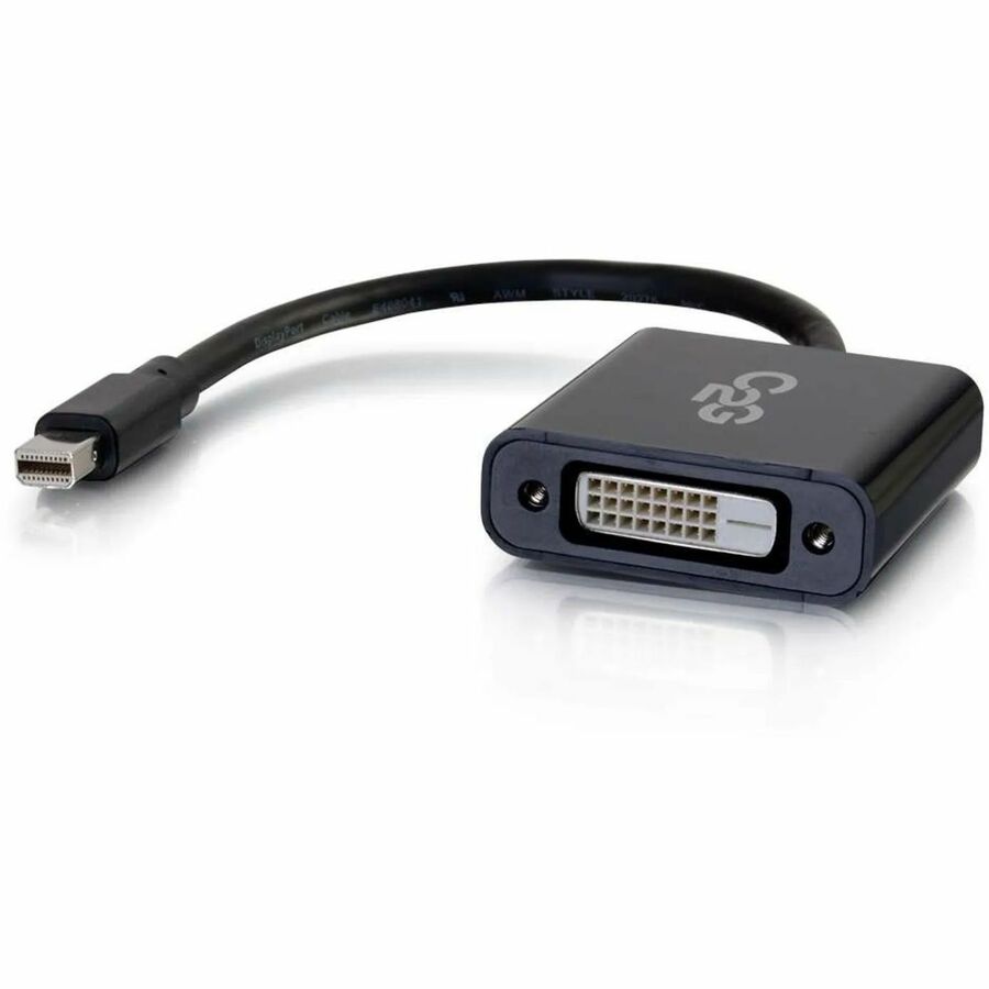 C2G Mini DisplayPort to DVI-D Active Adapter Converter - Black