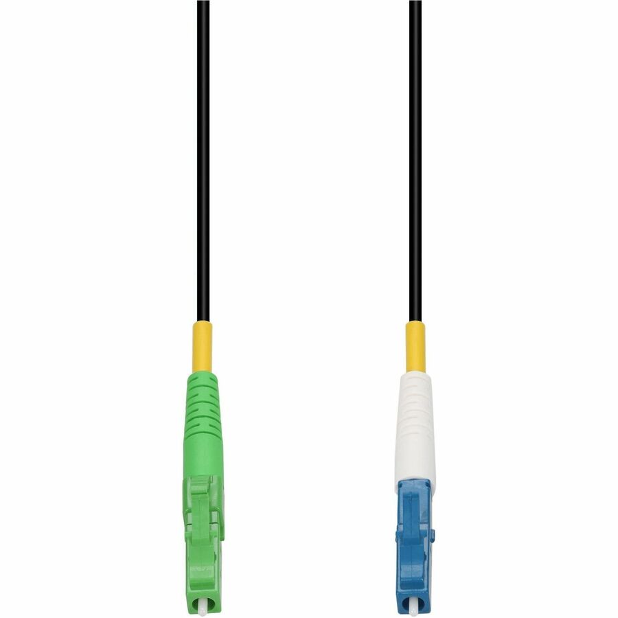 AddOn 15m ALC to LC Black OS2 Simplex OFNR (Riser-Rated) SMF (Single Mode) Fiber Outdoor Patch Cable, 9/125