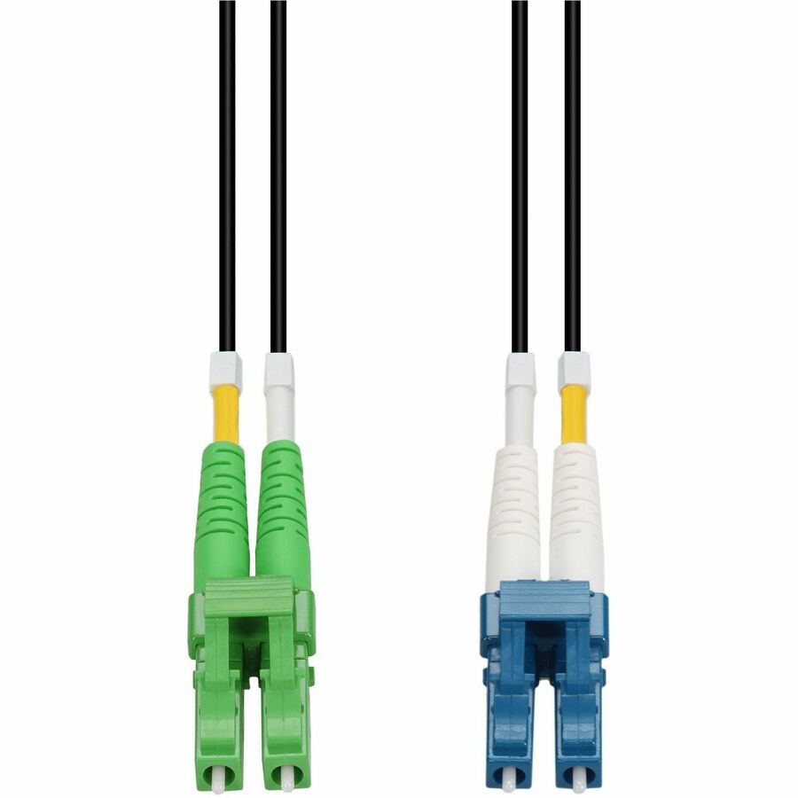 AddOn 20m ALC to LC Black OS2 Simplex OFNR (Riser-Rated) SMF (Single Mode) Fiber Outdoor Patch Cable, 9/125