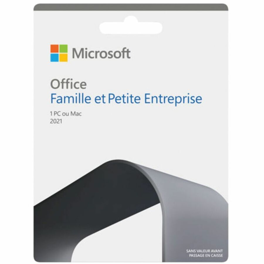 Microsoft Office 2021 Home & Business - Box Pack - 1 PC/Mac - Medialess -  French - PC, Intel-based Mac