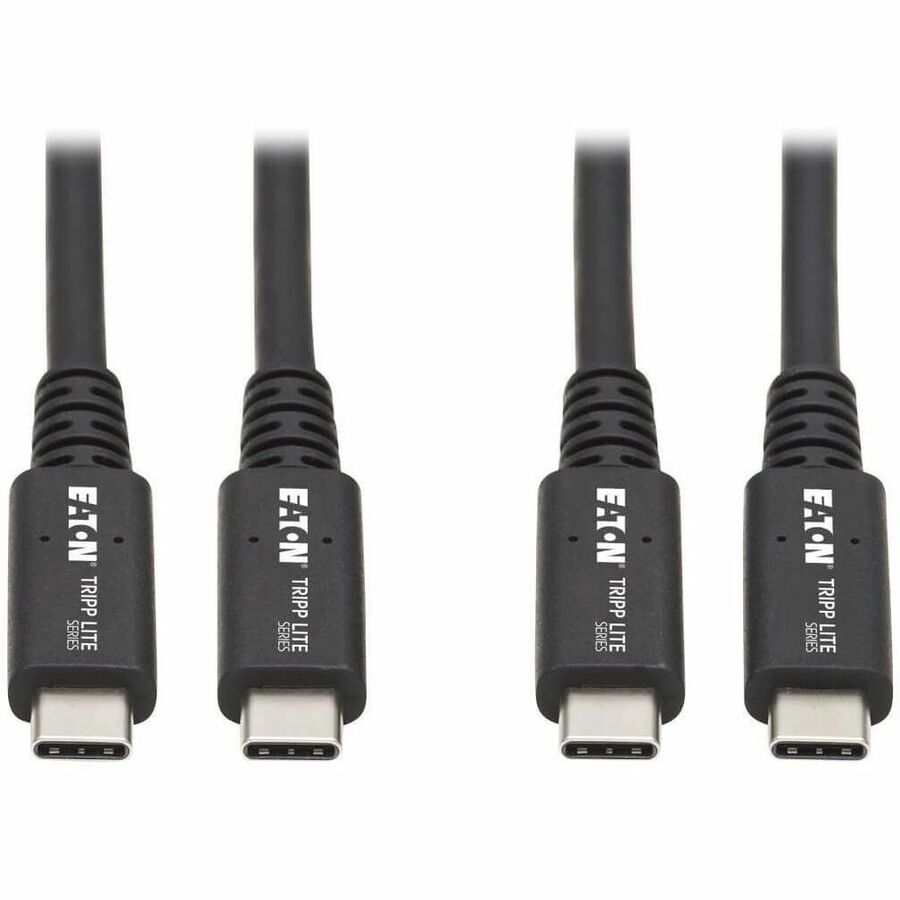 Tripp Lite by Eaton USB4 40Gbps Cable (M/M) - USB-C 8K 60 Hz 100W PD Charging Black 31 in. (0.8 m)