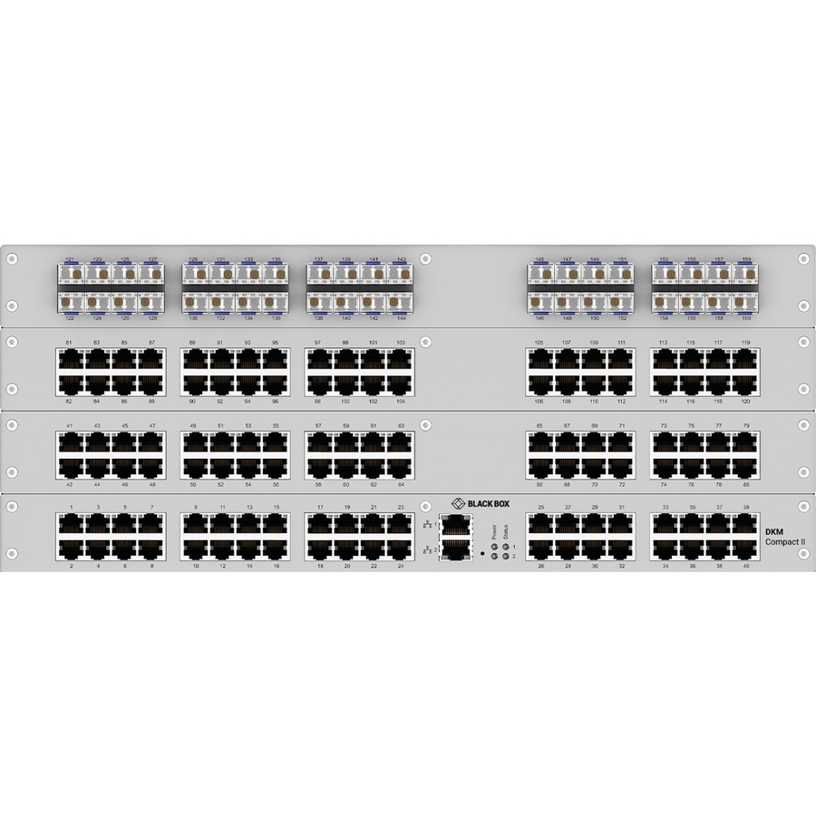 Black Box DKM Compact II KVM Matrix Switch - CATx, Fiber