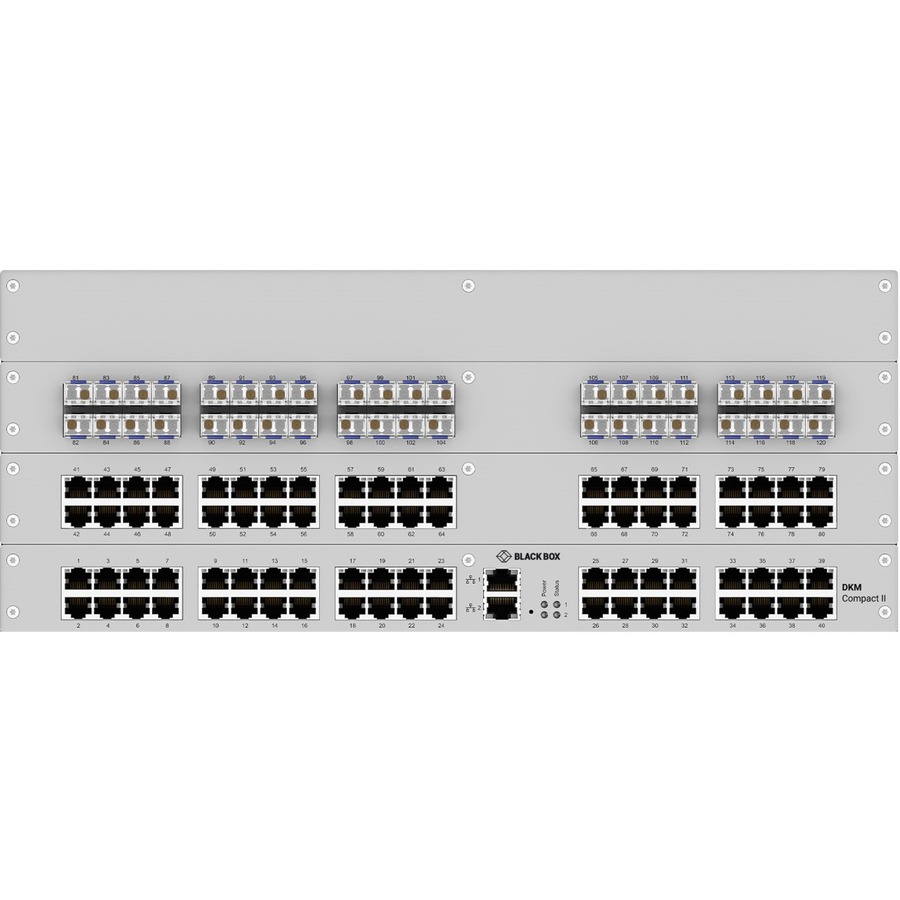 Black Box DKM Compact II KVM Matrix Switch - CATx, Fiber