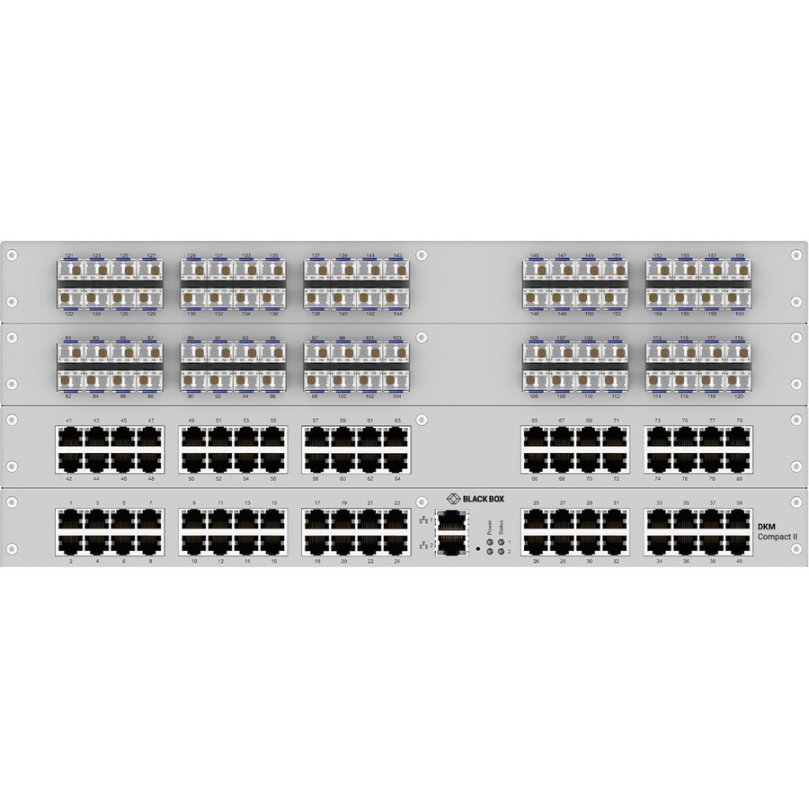 Black Box DKM Compact II KVM Matrix Switch - CATx, Fiber