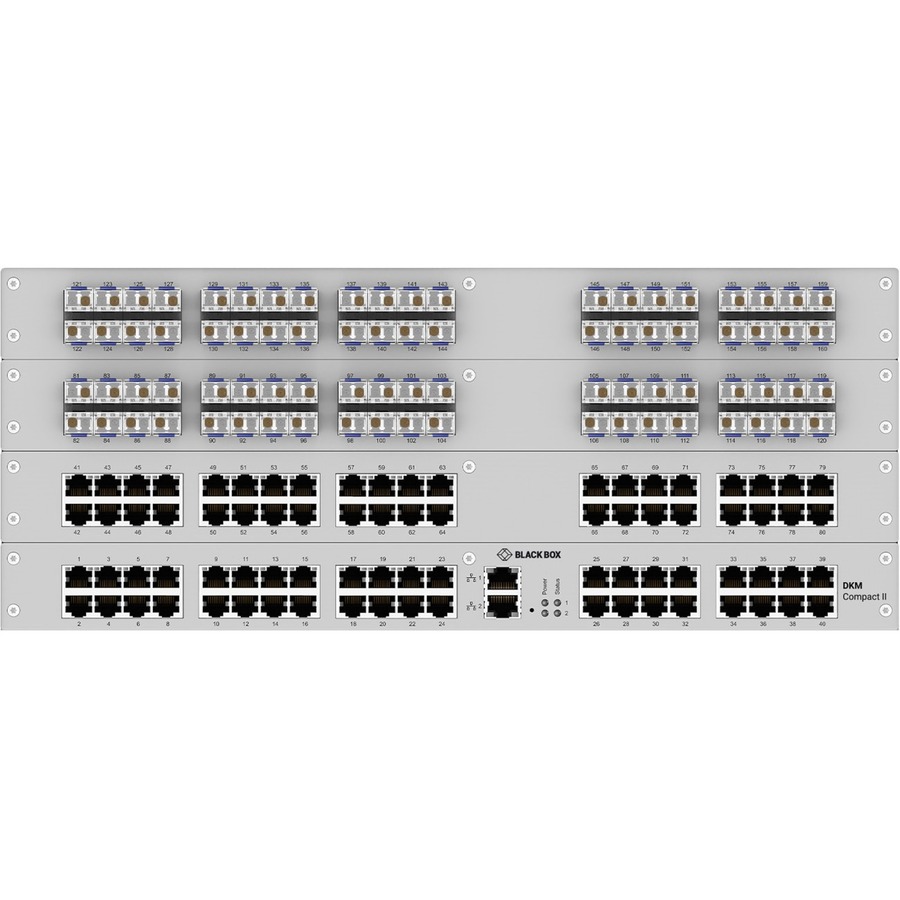Black Box DKM Compact II KVM Matrix Switch - CATx, Fiber