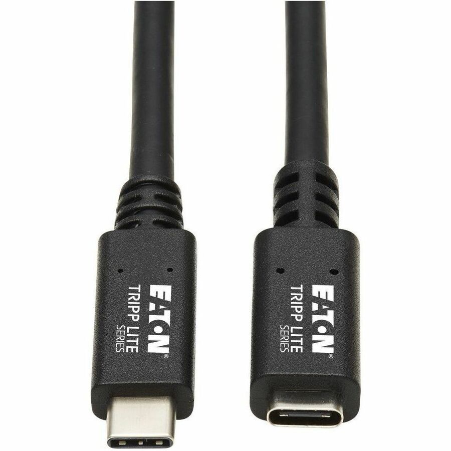 Tripp Lite by Eaton USB-C Extension Cable (M/F) - USB 3.2 Gen 1 (5 Gbps) Thunderbolt 3 Compatible Black 3 ft. (0.91 m)