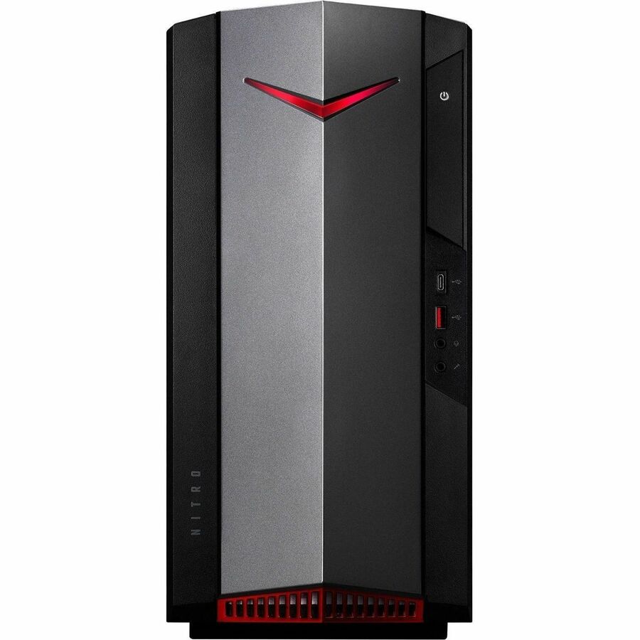 Acer Nitro N50-640 N50-640-UR12 Gaming Desktop Computer - Intel Core i5 12th Gen i5-12400F - 16 GB - 1 TB HDD - 512 GB PCI Express SSD