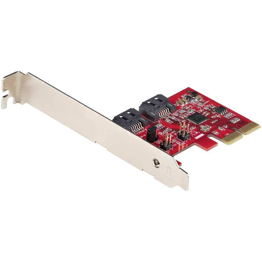 StarTech 2-Port SATA PCIe Card, SATA Expansion Card, 6Gbps SATA, PCI Express to SATA Adapter, SATA RAID, PCIe to SATA Converter, TAA