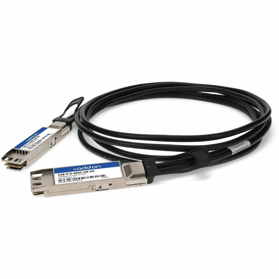 AddOn Arista Networks CAB-O-O-400G-1M Compatible TAA 400GBase-CU OSFP to OSFP Direct Attach Cable (Passive Twinax, 1m)