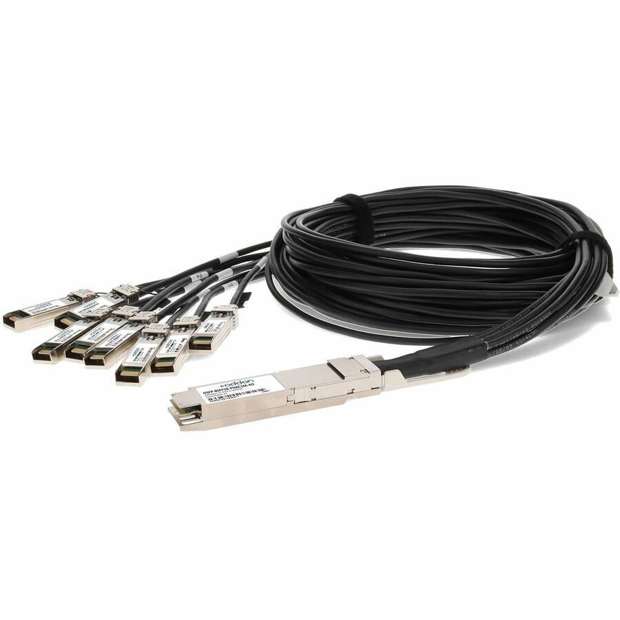 AddOn MSA and TAA Compliant 200GBase-CU OSFP to 8xSFP28 Direct Attach Cable (Passive Twinax, 1m)