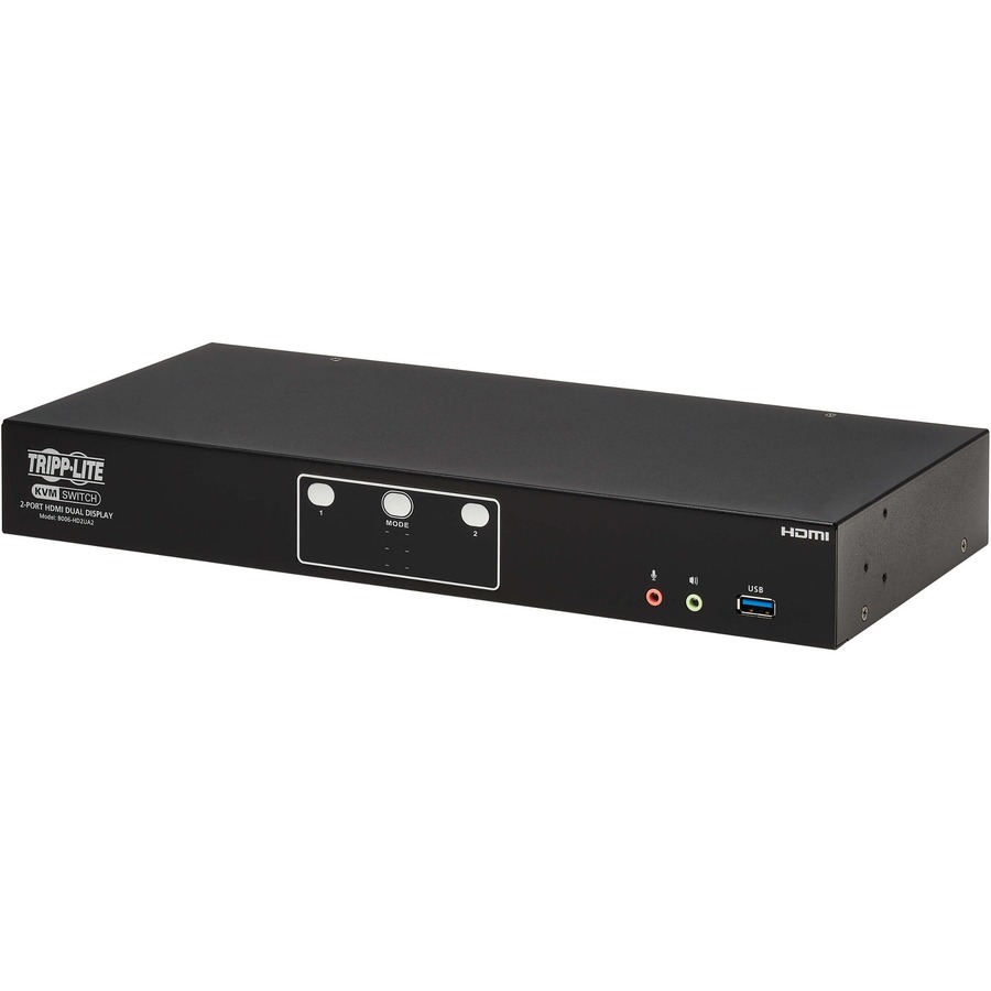 Tripp Lite by Eaton 2-Port HDMI Dual-Display KVM Switch - 4K 60 Hz USB 3.2 Gen 1 HDCP 2.2 USB Sharing