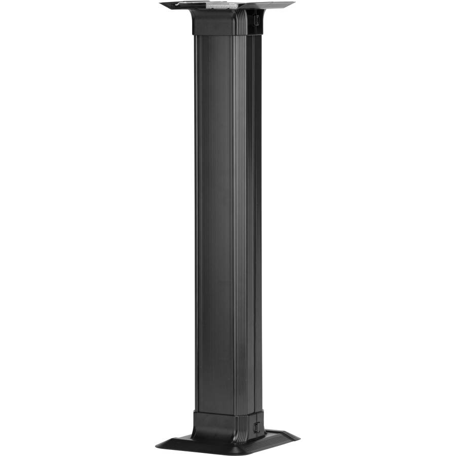 Panduit Above Floor Raceway Table Leg Fitting, Black