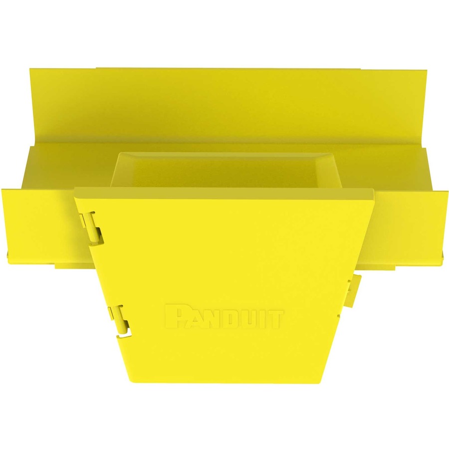 Panduit FiberRunner® Vertical Tee, 90°, 12x4, Yellow