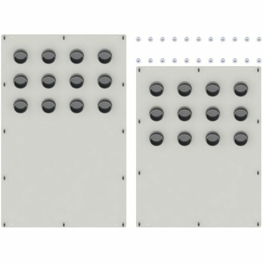 Panduit HD Fusion Wall Mount Top and Side Cover Kit, Gray