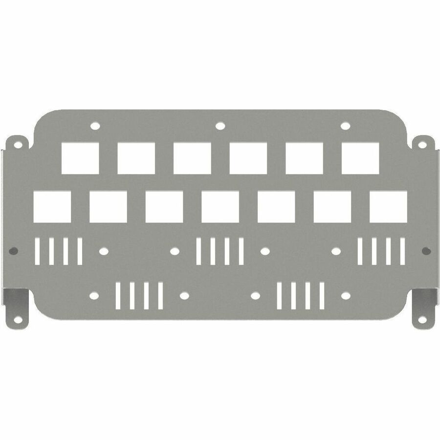 Panduit HD Fusion Wall Mount Incoming Cable Plate, Gray