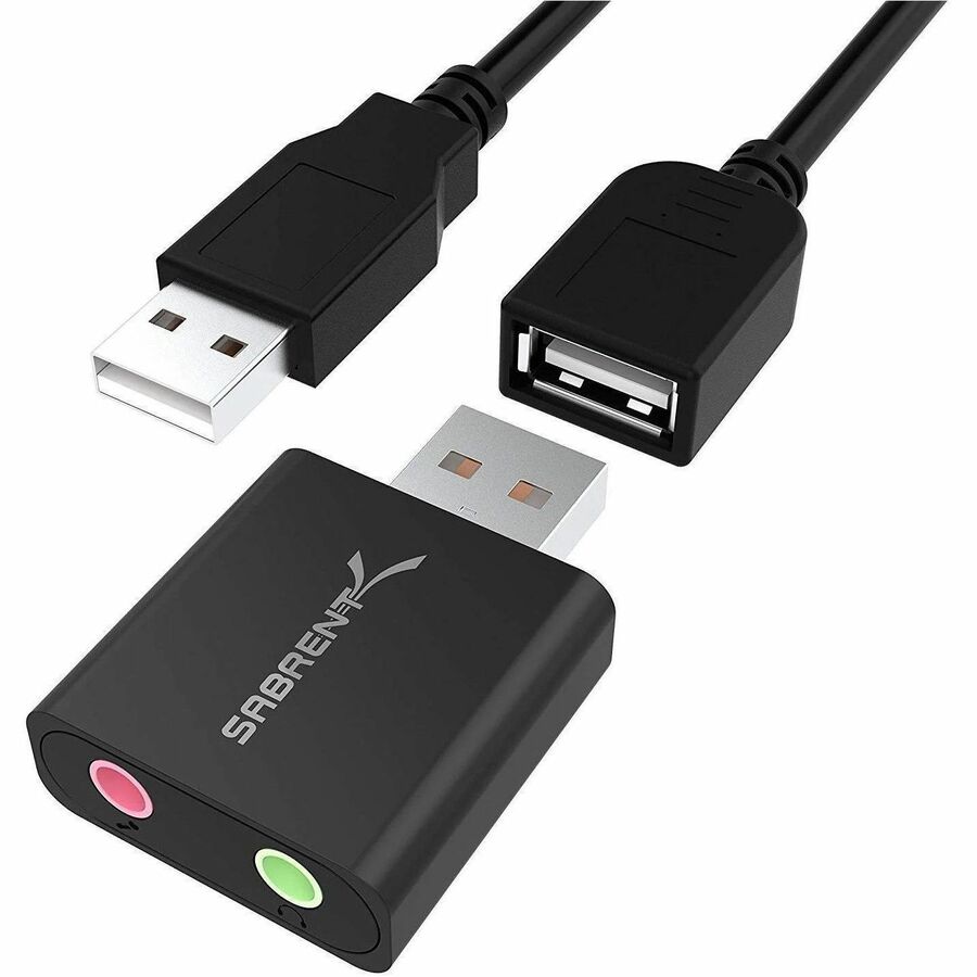 Sabrent USB Aluminum External Stereo Sound Adapter
