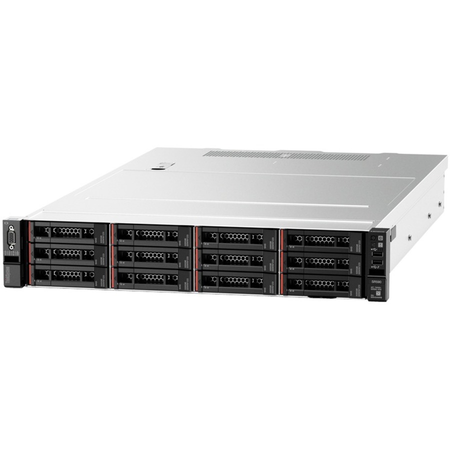 Lenovo ThinkSystem SR590 7X99A09DNA 2U Rack Server - Xeon - 16 GB RAM - 12Gb/s SAS, Serial ATA/600 Controller